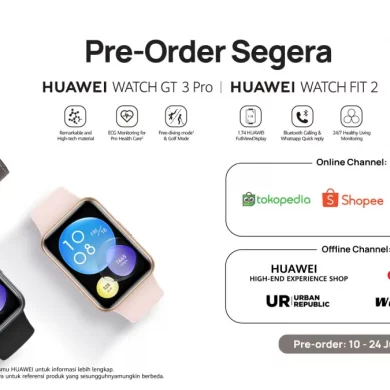 Huawei Watch Fit 2 dan GT3 Pro 1
