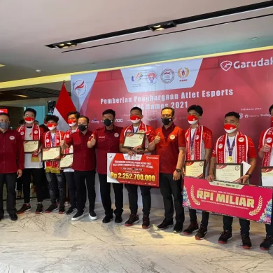 PBESI Berikan Apresiasi Untuk Para Atlet ESPORTS 2