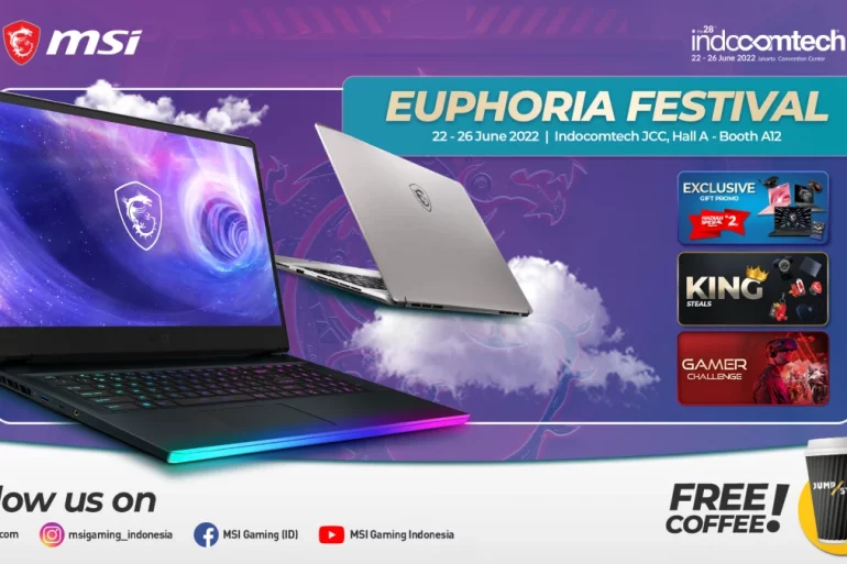 Hadir di Indocomtech 2022, MSI Tawarkan Bonus Headset hingga Steam Wallet 40 MSI
