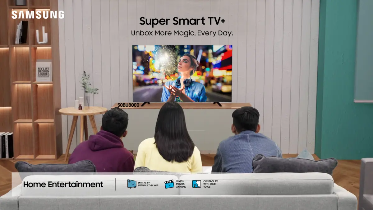 Samsung Super Smart TV Home Entertainment