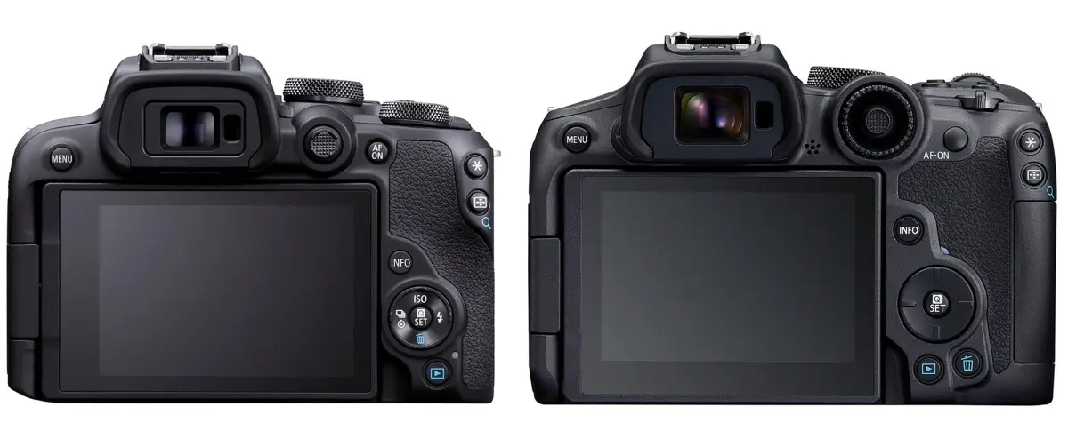 Canon EOS R10 vs EOS R7 dial 1
