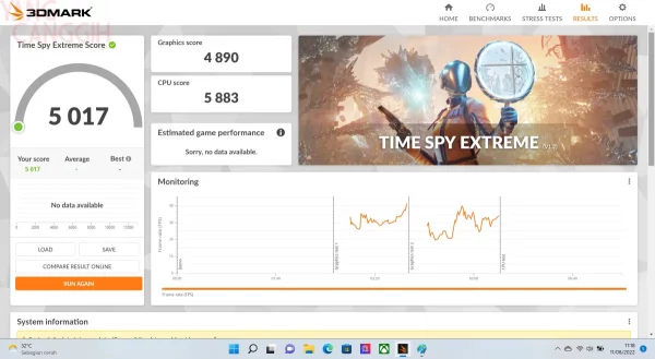 3D Mark Time Spy Extreme 4K