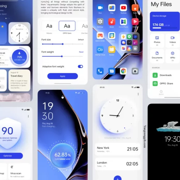 ColorOS 13 Aquamorphic Design ColorOS 13 Reno8 Series