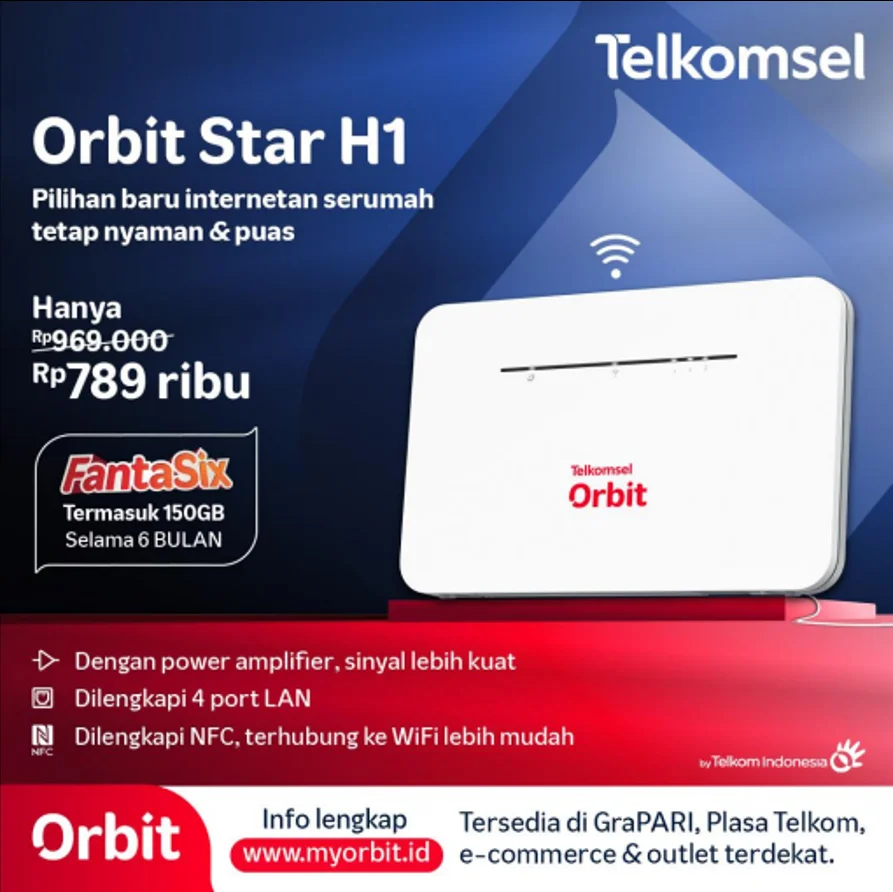Huawei Telkomsel Orbit Star H1 2
