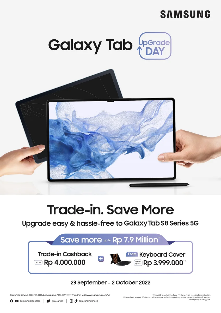 Promo Tradein Samsung Tab S8 Series 5G