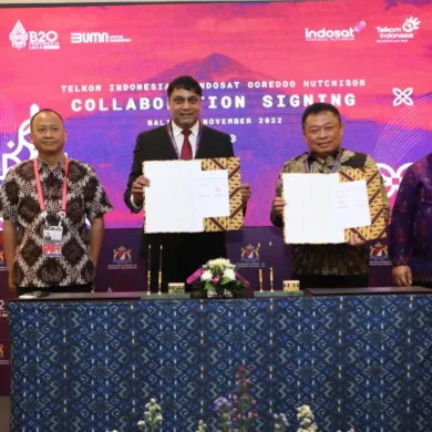 TelkomxIOH 1 Telkom Indonesia berkolaborasi dengan Indosat Ooredoo Hutchinson