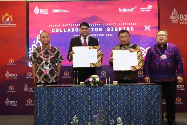 Telkom Indonesia berkolaborasi dengan Indosat Ooredoo Hutchinson