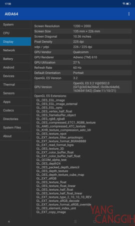 AIDA 64 OPPO Pad Air 3