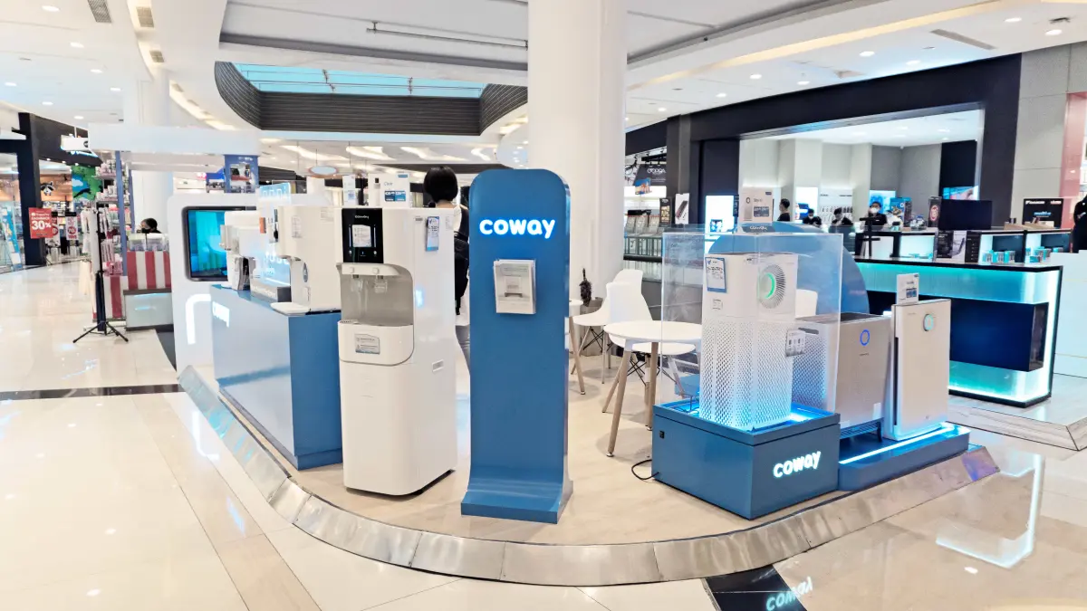branding booth coway