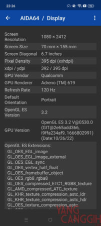 AIDA 64 OPPO Reno8 T 5G 3