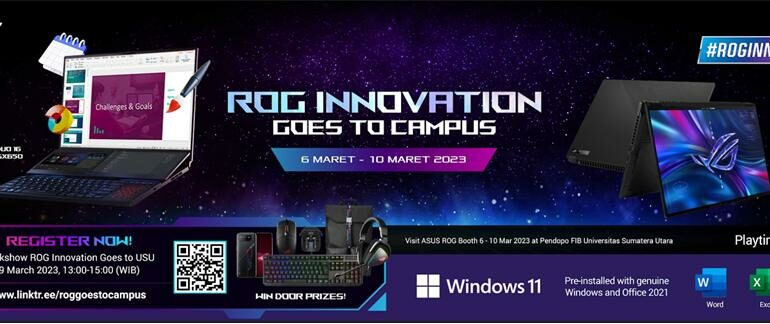 ASUS ROG Innovation goes to campus 2023 ASUS ROG Innovation goes to campus 2023