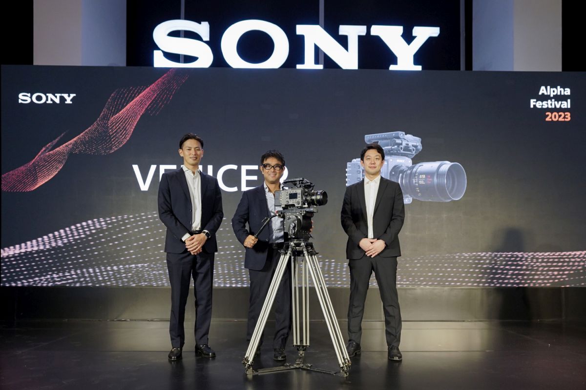 Sony Venice 2 dan lensa FE 500mm F1.4 GM