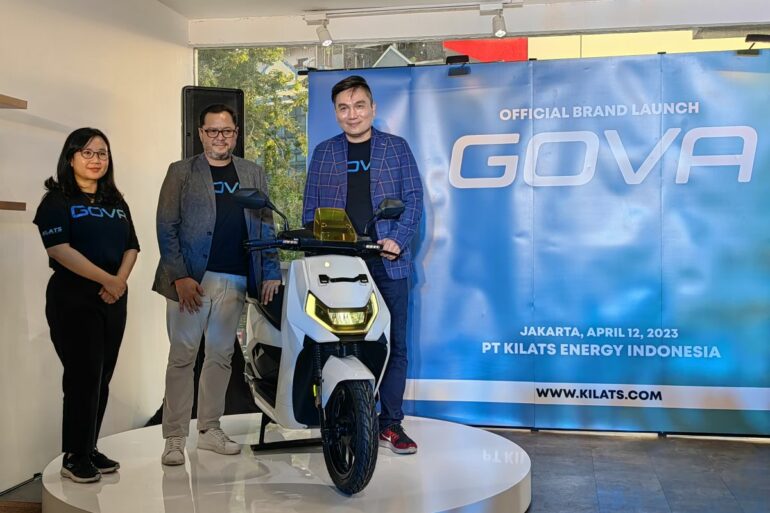 Hadir di Indonesia, Motor Listrik GOVA F600 Tawarkan Kemudahan dengan Platform KILATS SWAP 2.0 38 GOVA F600