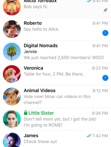 chat telegram