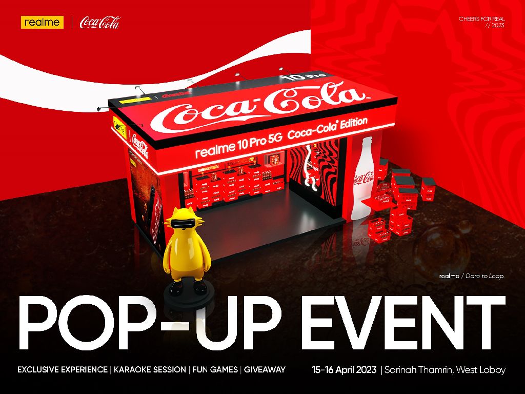 realme 10 pro 5g coca cola Pop Up Event