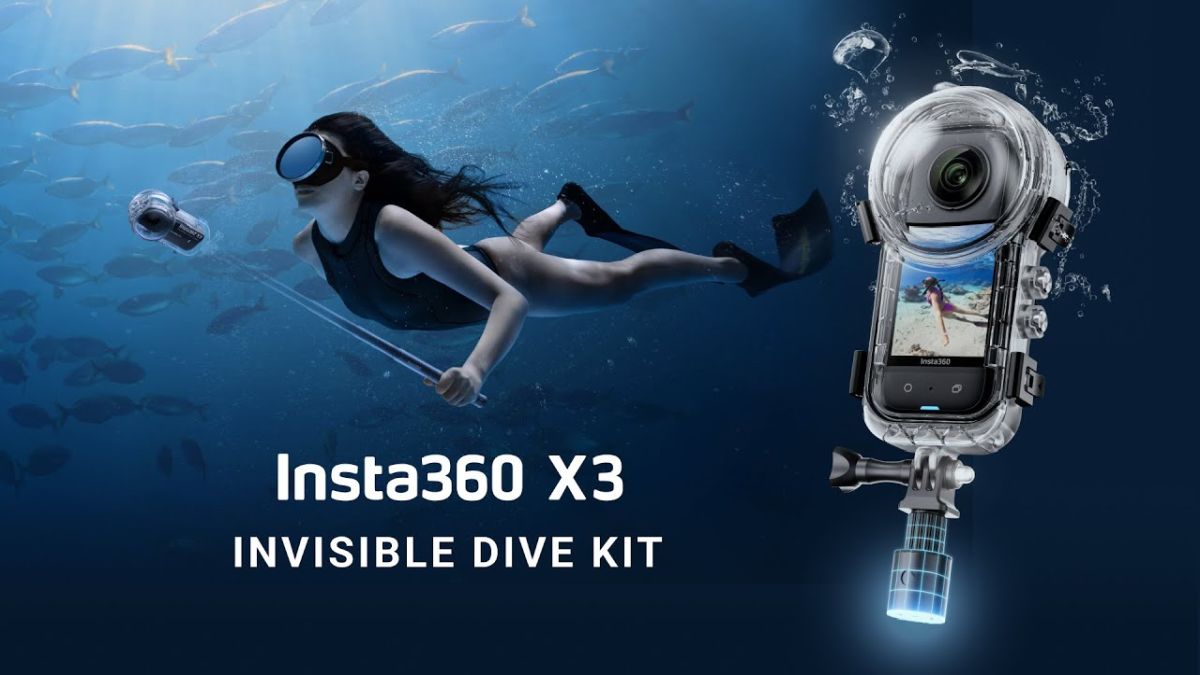 Insta360 X3 Invisible Dive Case 1