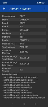 Review OPPO A98 5G 37 AIDA64 OPPO A98 5G 2