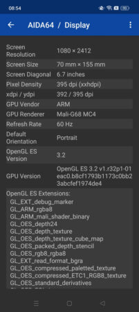 AIDA64 OPPO Reno10 5G 3