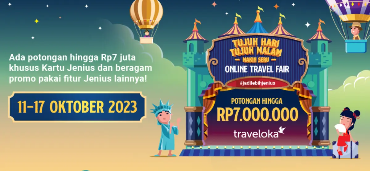 Jenius online travel fair