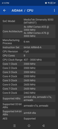 Review Infinix GT 10 Pro 43 AIDA64 Infinix GT 10 Pro 3