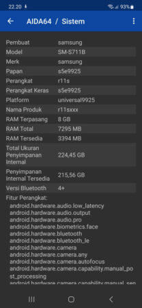 Review Samsung Galaxy S23 FE 43 AIDA64 Samsung Galaxy S23 FE 1