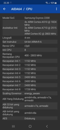 Review Samsung Galaxy S23 FE 42 AIDA64 Samsung Galaxy S23 FE 2