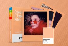Polaroid Pantone Peach Fuzz Film Edition