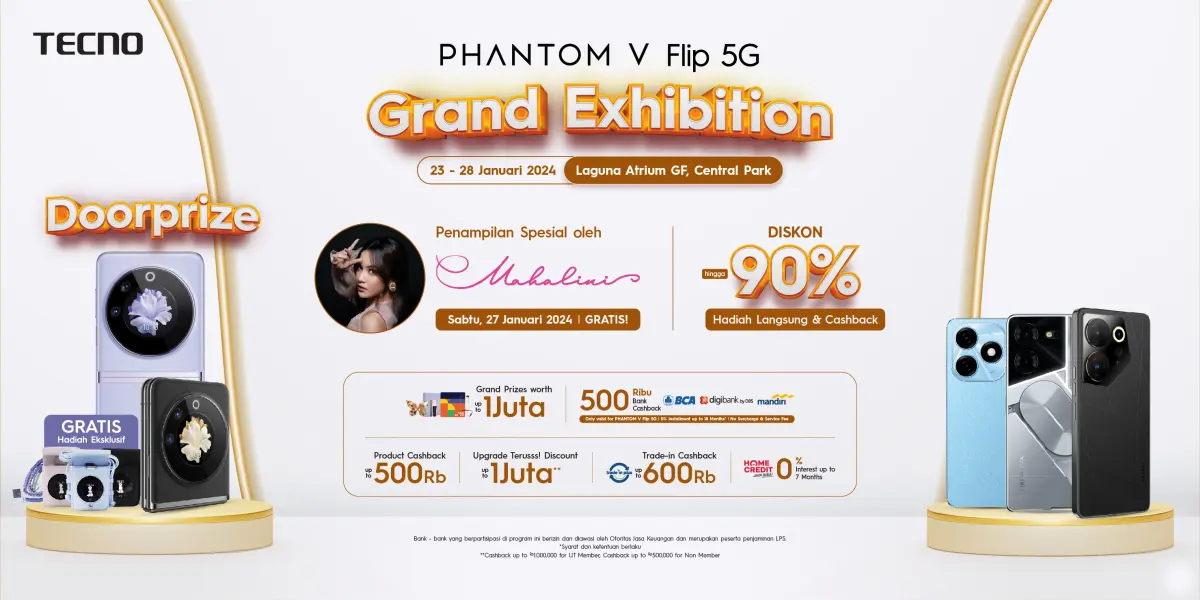TECNO Phantom V Flip 5G Grand Exhibition