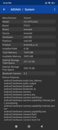 Review POCO M6 Pro 40 AIDA 64 POCO M6 Pro 1
