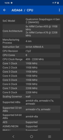 AIDA 64 vivo Y100 5G 3
