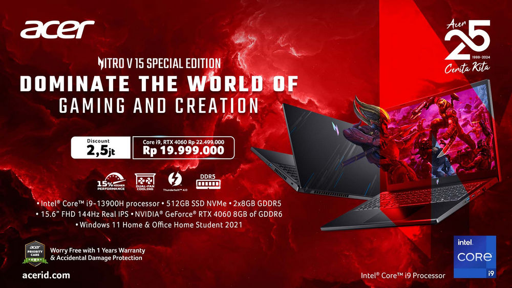 Acer Nitro V15 Special Edition promo
