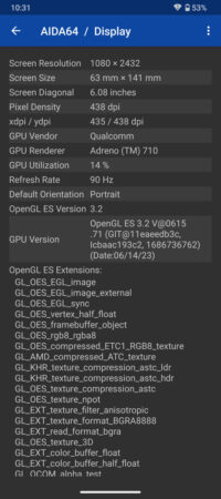 AIDA64 Sharp AQUOS Sense8 3