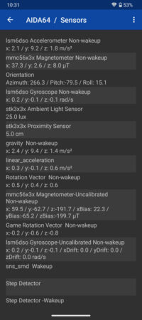 AIDA64 Sharp AQUOS Sense8 4