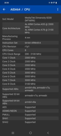 AIDA 64 vivo V30 Pro 2