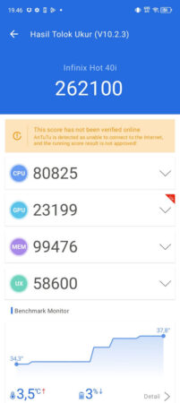 Review Infinix Hot 40i 42 Antutu Infinix Hot 40i