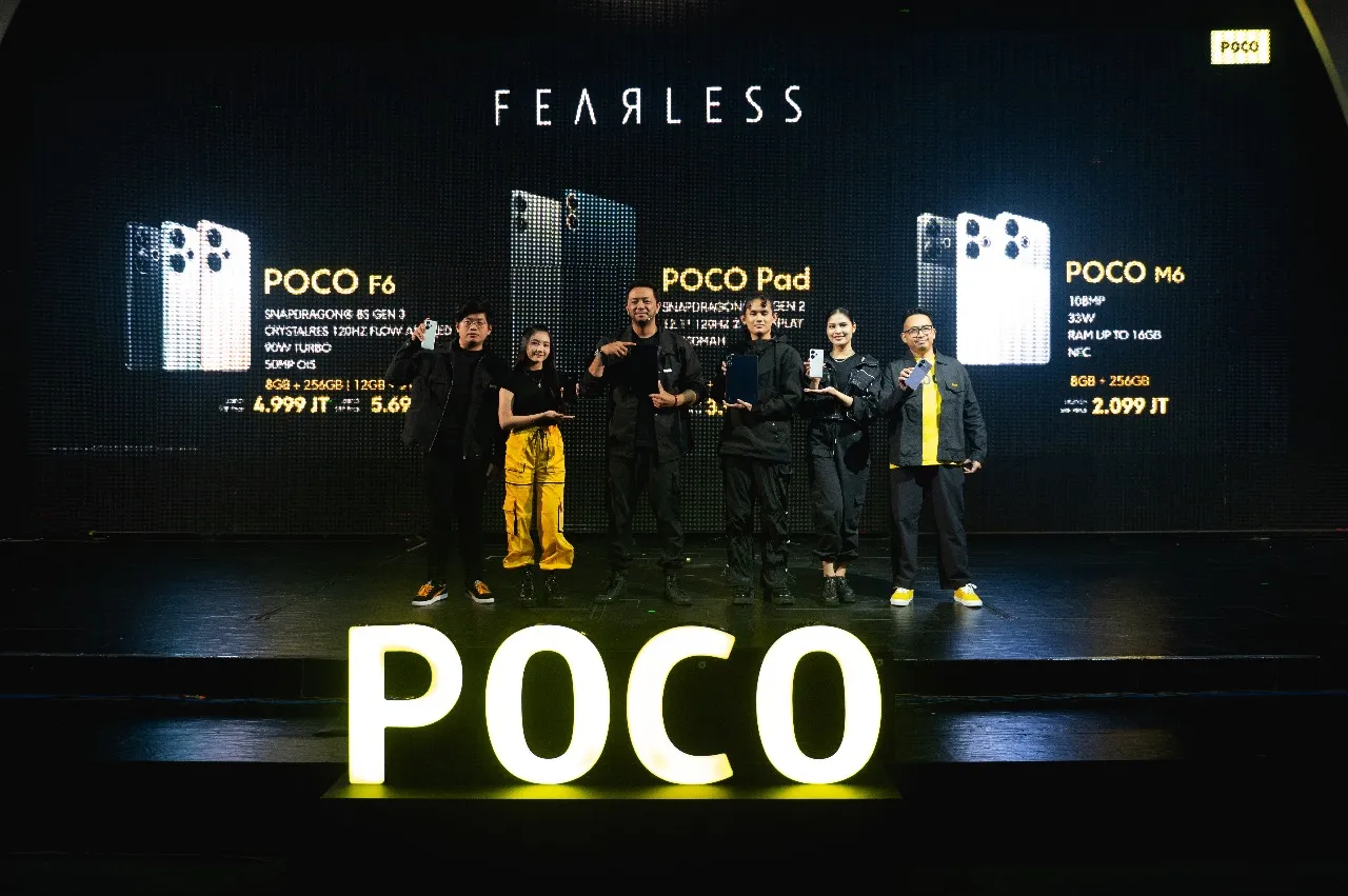 POCO F6 dan POCO M6 Resmi di Indonesia, Harga 2 Jutaan & 4 Jutaan Rupiah 36 POCO F6 launch jakarta