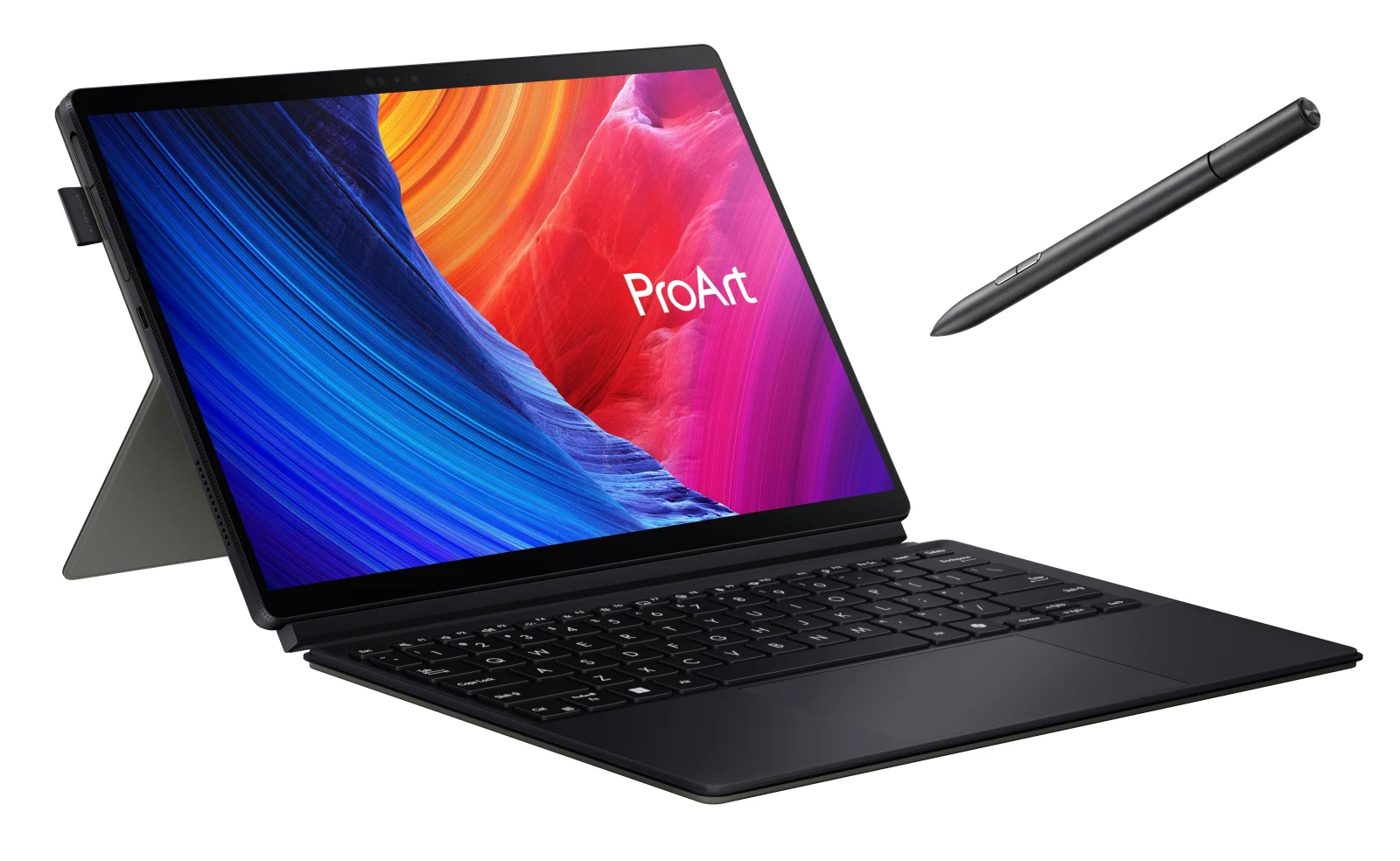 ASUS ProArt PZ13, Laptop Terjangkau untuk Pencipta Konten 28 ProArt PZ13 Product photo with Stylus