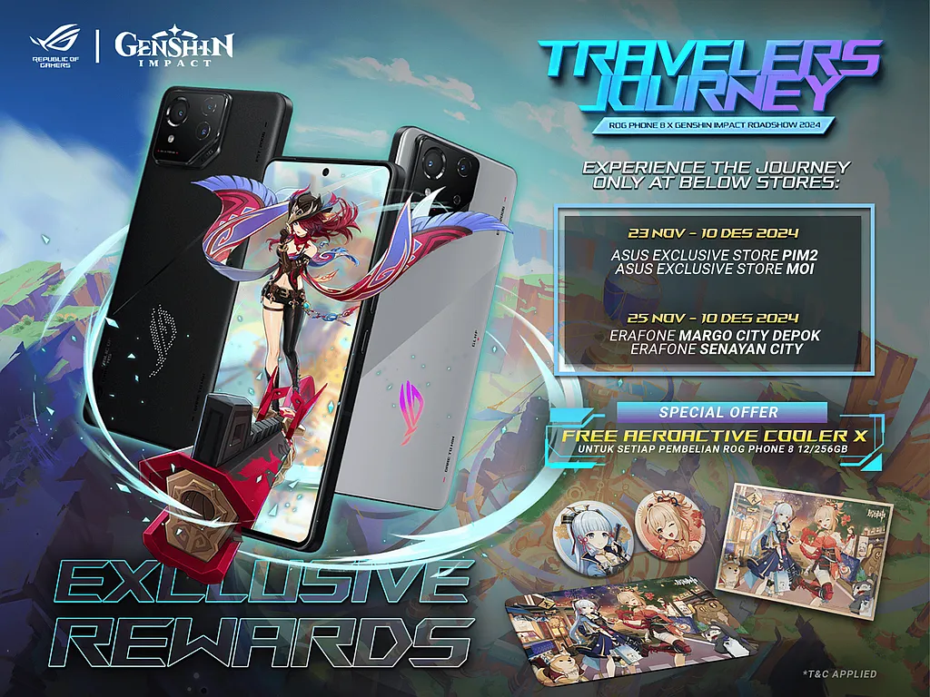 Roadshow Kolaborasi ASUS ROG dan Hoyoverse di 4 Mall Jabodetabek 33 traveler Journey ROG x Genshin Impact