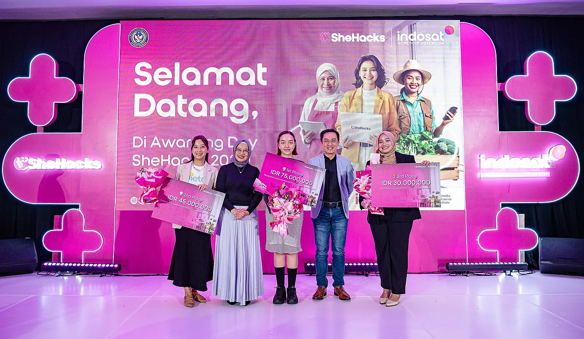 Indosat Umumkan Juara SheHacks 2024 : Waterhub, Dieatela dan KasirPintar 28 pemenang SheHacks 2024