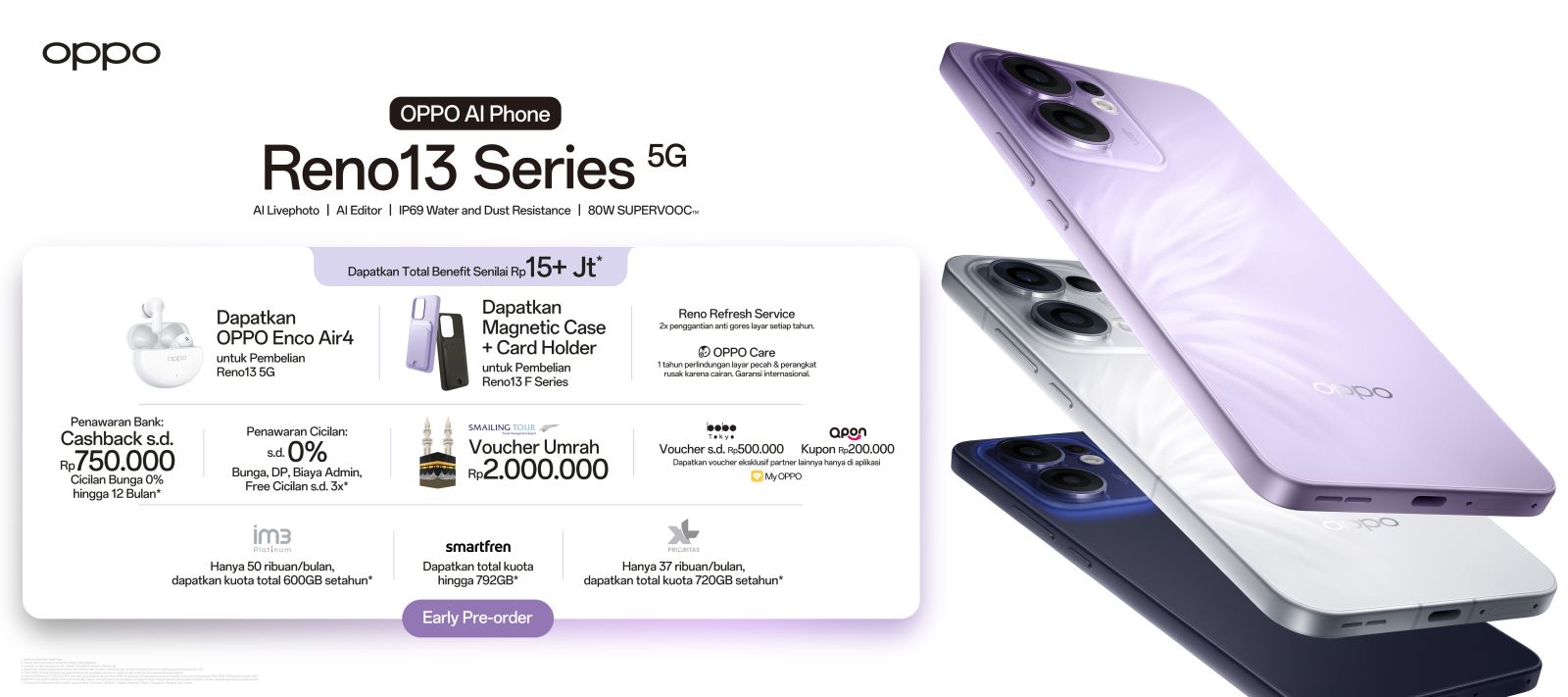 promo OPPO Reno13 5G Series 2025
