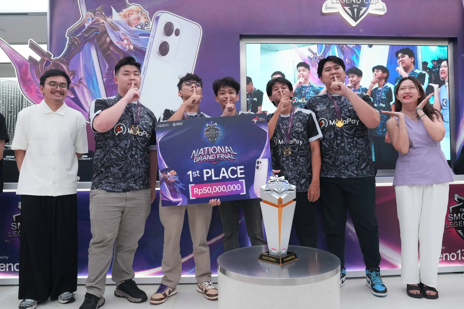 Inilah Juara MLBB x OPPO Smooth Legend Cup National Qualifier yang Siap Berlaga di Asia Tenggara 25 MLBB x OPPO Smooth Legend National Qualifier Grand Final 2