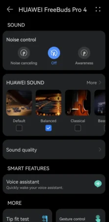 Huawei FreeBuds Pro 4 APP 3