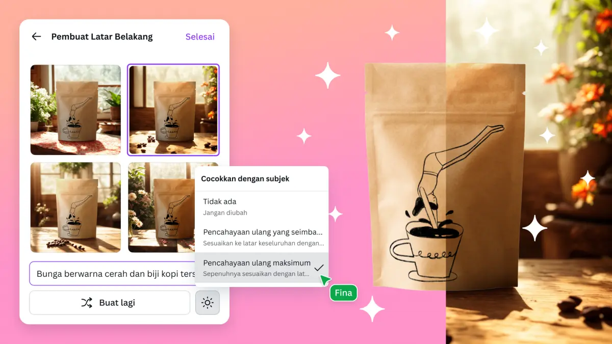 Canva Perkenalkan Visual Suite 2.0 yang Bertenaga AI 21 CC25 Product Creative Toolkit Background Generation Still id ID
