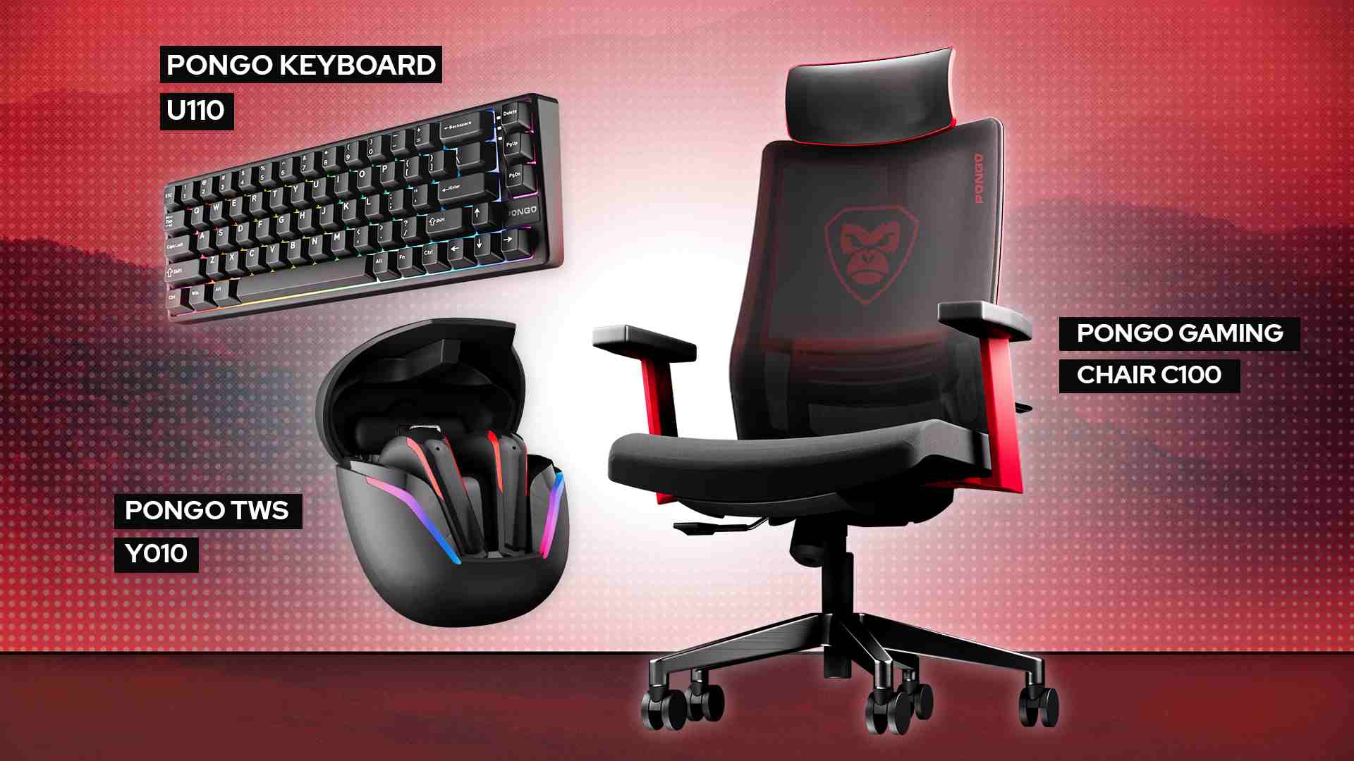 Gambar 1. Pongo Gaming Gear Collections
