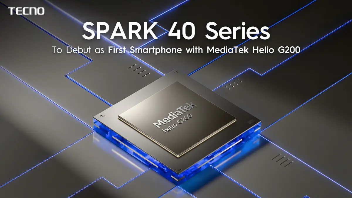 MediaTek Helio G200: Performa Grafis Lebih Kencang dan Mendukung Video HDR 25 TECNO Spark 40 Series