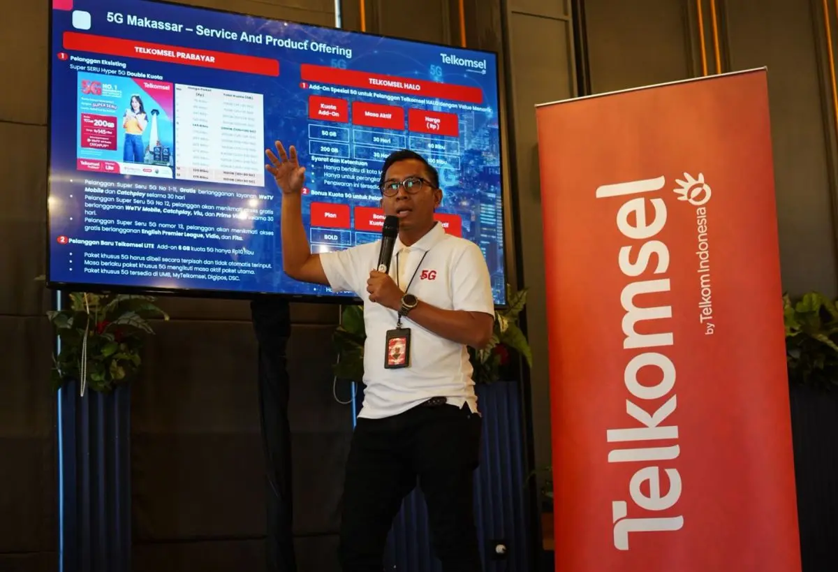 Telkomsel Hadirkan Jaringan 5G di Makassar 24 Telkomsel Perluasan Jaringan 5G Makassar 2025