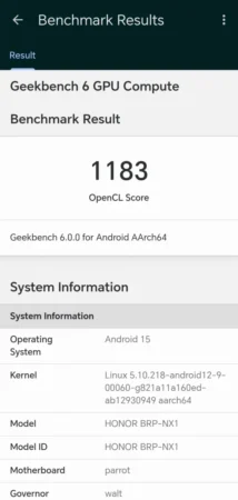 Review Honor X9C 5G 32 honor X9C benchmark 4