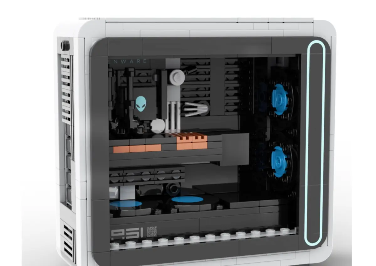 Alienware Area-51 Brick Kit: PC Desktop Gaming Edisi Terbatas dengan Sasis Lego 25 Alienware Area 51 Brick Kit 3