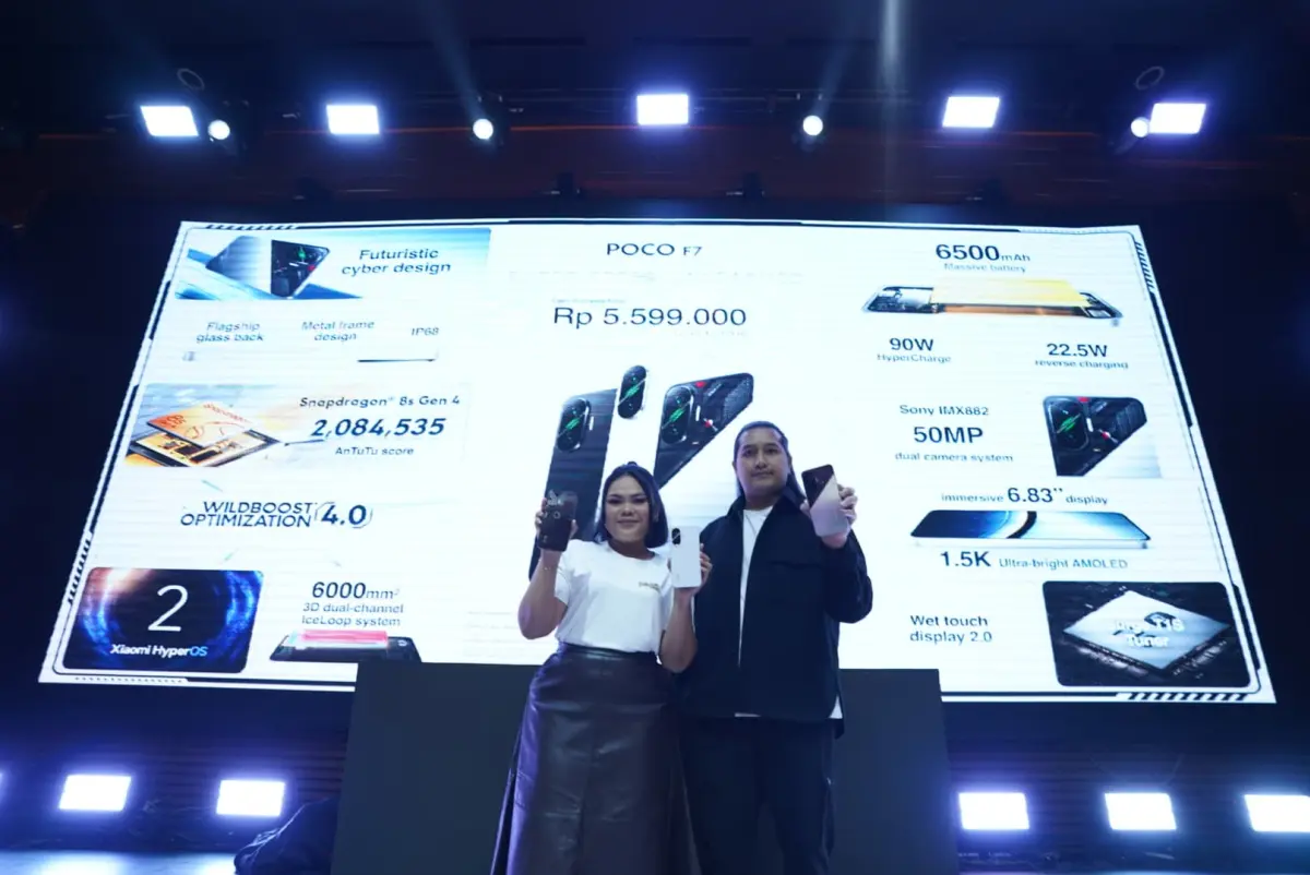 Hape Gaming Harga Murah, POCO F7 Resmi Dijual 5 Jutaan Rupiah 24 POCO F7 Launch-