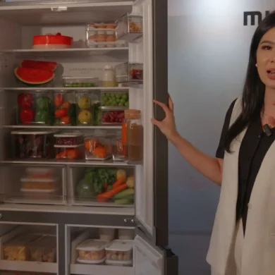 chef devina dan kulkas xiaomi cross door